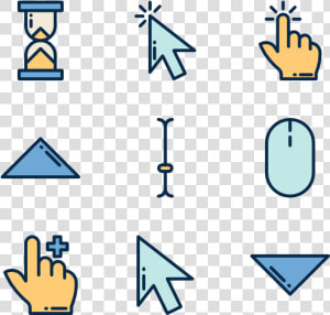 Windows Mouse Cursor Png   Cursor Flat Icon  Transparent Png