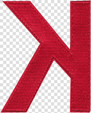 Red And White Backward K Or Strikeout   Backwards K  HD Png Download