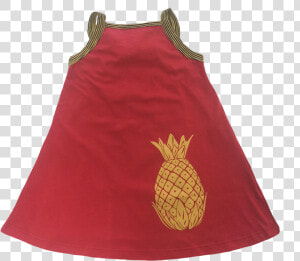 Red Pineapple Tank Dress   Pineapple  HD Png Download