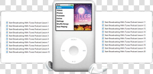 Ipod Classic 6th Generation Silver  HD Png Download