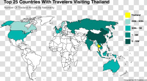 Thailand Map Png  Transparent Png