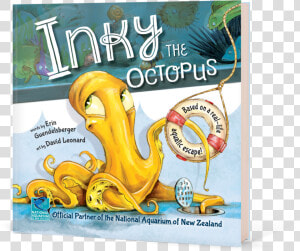 Picture   Inky The Octopus Book  HD Png Download