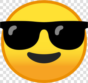 Smiling Face With Sunglasses Icon   Goggle Emoji  HD Png Download