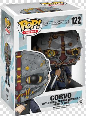 Dishonored 2 Corvo Pop Figure   Dishonored Funko Pop  HD Png Download