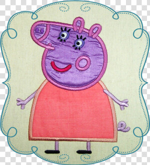 Mummy Pig   Cartoon Hand Embroidery Designs  HD Png Download