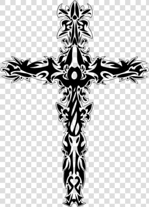 Tattoo Christian Cross Symbol   Upside Down Cross White Background  HD Png Download