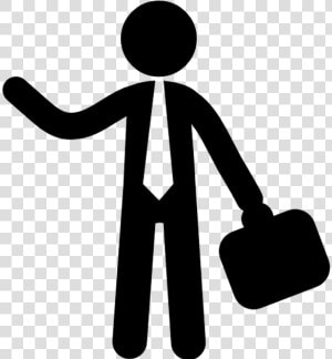 Businessperson Franchising Computer Icons Clip Art   Stick Figure Business Man  HD Png Download