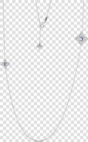 Roberto Coin Princess Flower Diamond Tanzanite Chain  HD Png Download