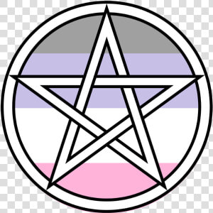  pentagram  pentacle  lgbt  asexual  aromantic  cupiosexual   Salem Witch Trials Symbols  HD Png Download