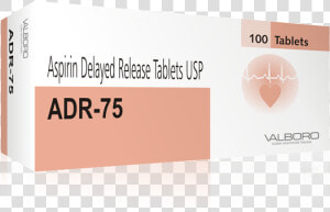 Aspirin Delayed Release Tablets   Box  HD Png Download