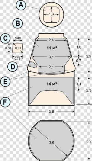 Vaisseau Spatial Dragon Dimensions Et Volume Charge   Spacex Dragon Dimensions  HD Png Download