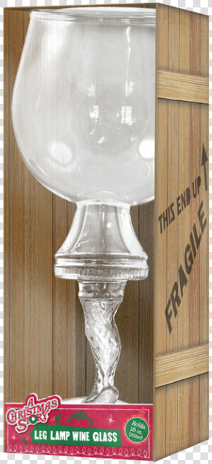 Leg Lamp Wine Glass   Christmas Story Leg Lamp Wine Glass  HD Png Download