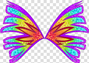  fairy  fairywings  colorful  colorfulwings  angelwings   Sirenix  HD Png Download