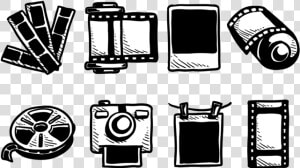 Photo Negative Icons Vector   Rollo Fotografico Png Icon  Transparent Png