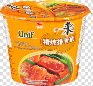 Picture Of Unif D Pork Chop Tub Noodle Arificial Stewed   来 一 桶 精 炖 排骨 面  HD Png Download