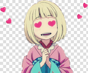 Anime Heart Png   Anime Girl Heart Eyes  Transparent Png