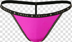 Tweak Pink  amp  Black Ladies Thong Underwear   Panties  HD Png Download