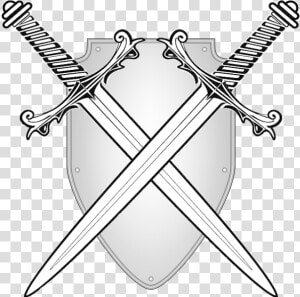 Two Swords Clip Art   Crossed Swords  HD Png Download