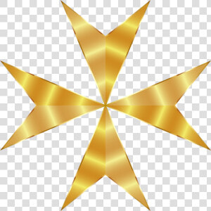 Gold Maltese Cross Mark Ii No Background Banner Royalty   Gold Background And Cross  HD Png Download