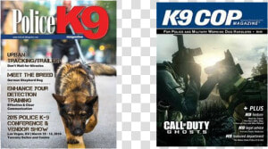 Staff Writer For Police K9 And K9 Cop Magazines   K9 Cop Magazine Cover  HD Png Download