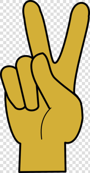 Peace Symbols   Finger Peace Sign Clip Art  HD Png Download