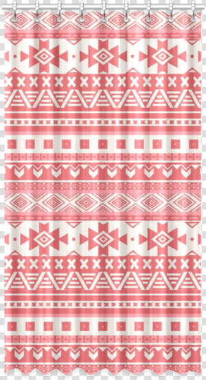 Fancy Tribal Border Pattern 08 Red Window Curtain   Beach Towel  HD Png Download