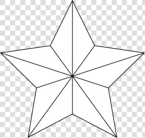 Svg Star Nativity   3d Star Template Pdf  HD Png Download