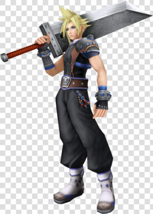 Super Smash Bros   Cloud Strife Dissidia 012  HD Png Download