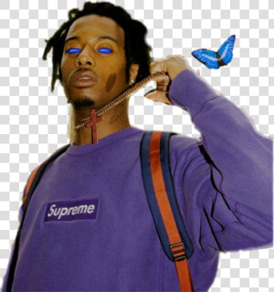  playboi  carti  playboicarti  cash  cashcarti  purple   Playboi Carti Purple Butterfly  HD Png Download