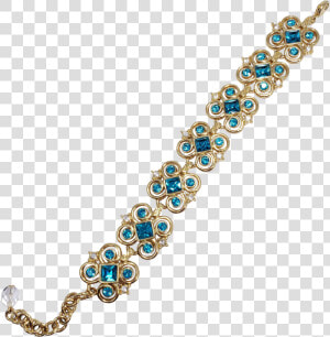 Vintage Kjl Kenneth Jay Lane Aqua Blue Crystal Bracelet   Body Jewelry  HD Png Download