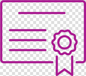 Certificate Icon   Certificate Icon Png Purple  Transparent Png