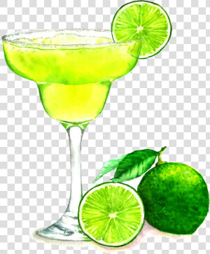 Ftestickers Watercolor Drink Cocktail Margarita   Margarita Drawing  HD Png Download