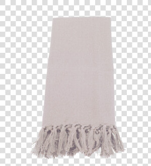 Cream Solid Napkin With Fringe  HD Png Download