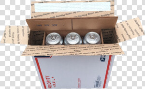 6 Pack Usps Flat Rate Can Shipper   Wood  HD Png Download