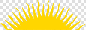 Sun  Summer  Heat  Warm  Rising Sun  Sunlight  Yellow   Desenho De Sol Nascente Png  Transparent Png