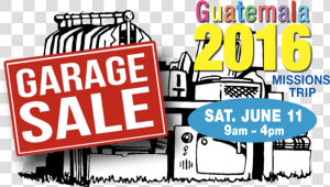 Garage Sale For Guatemala Mission Trip   Garage Sale  HD Png Download