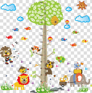 Cpsia En71 Height Growth Measurement Chart Children   Sticker  HD Png Download