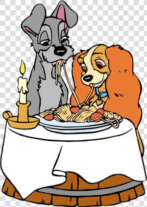 Spaghetti Lady And The Tramp Clip Art  HD Png Download