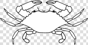 Crab Black And White Legs   Crab Black And White  HD Png Download