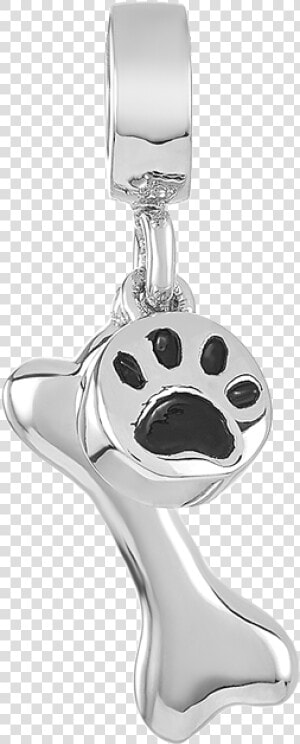 Silver Dog Bone Charm For Use With Dbw Interchangeable  HD Png Download