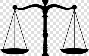 Lawyer Symbol Clip Art   Symbol Scale Of Justice  HD Png Download