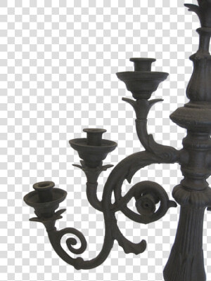 Cast Iron Menorah Cast Iron Candle Menorah   Chandelier  HD Png Download