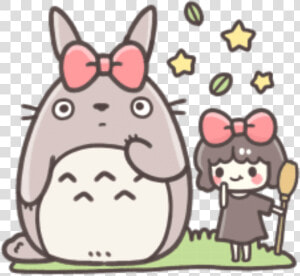 Totoro Myneighbortotoro My Neighbor Kiki Kikisdeliverys   Studio Ghibli Totoro Kawaii  HD Png Download