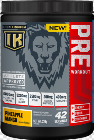 Iron Kingdom Pre workout Pineapple Mango   Iron Kingdom Pre Workout  HD Png Download