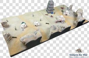 Tatooine Board Star Wars Legion 3   Star Wars Legion Tatooine Table  HD Png Download