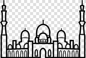 Sheikh Zayed Mosque Clipart  HD Png Download