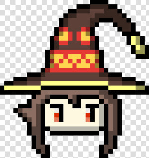 Megumin Chibi Pixel Art  HD Png Download