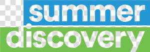 Summer Discovery New Logo 120718   Summer Discovery Logo  HD Png Download