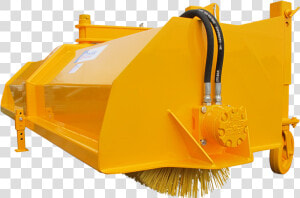 Road Sweeper   Bulldozer  HD Png Download