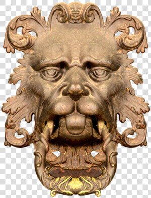 Doorknocker  Lion  Lion Head  Old  Input  Door  Metal   Lion Head Metal Png  Transparent Png